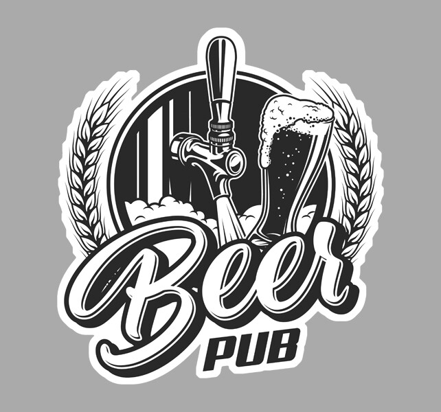 Premium Brewing Beer Shop  Biere Logo Pression Pub Autocollant Sticker Bc011