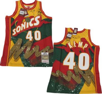 SONICS KEMP 40番 ジャージ Mitchell & Ness 95-96 Shawn Kemp #40 Supersonics Mens Mitchell & Ness