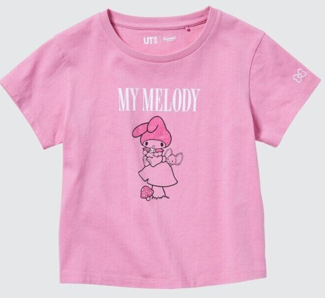 Uniqlo Sanrio Kuromi & My Melody UT (CROPPED Graphic T-Shirt