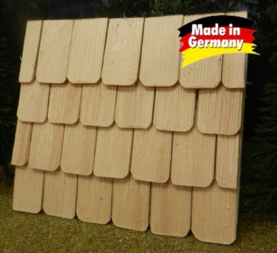 200 Stück Dachschindel, handgeschlagen, naturfarben 4x2,3x0,3cm - Krippen