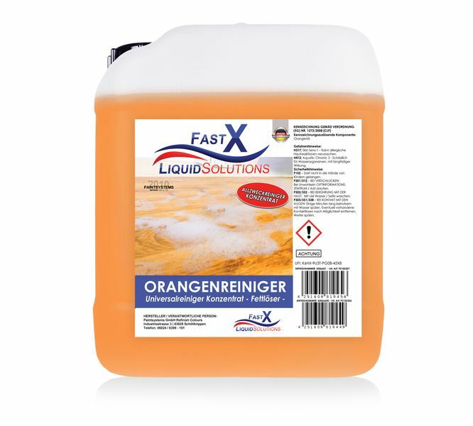 5 Liter Fast-X Orangenreiniger Fleckenentferner Konzentrat 