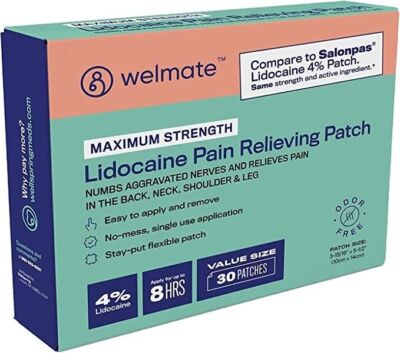Lidocaine 4% Patch | Maximum Strength Pain Relief  30 Count 