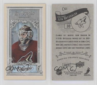 2008-09 Upper Deck Champ's 1923-24 Design Minis Ilya Bryzgalov #C61