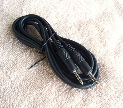 New Black 6 feet Mini 3.5 mm Stereo Audio Auxiliary Cable Cord 3.5mm M/M