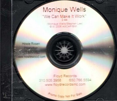 We Can Make It Work ~ Monique Wells ~ Hip Hop ~ CD ~ Good