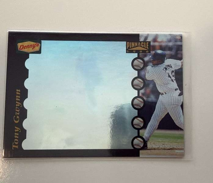 Tony Gwynn 1996 Pinnacle Denny's Holograms #15 San Diego Padres See Photos