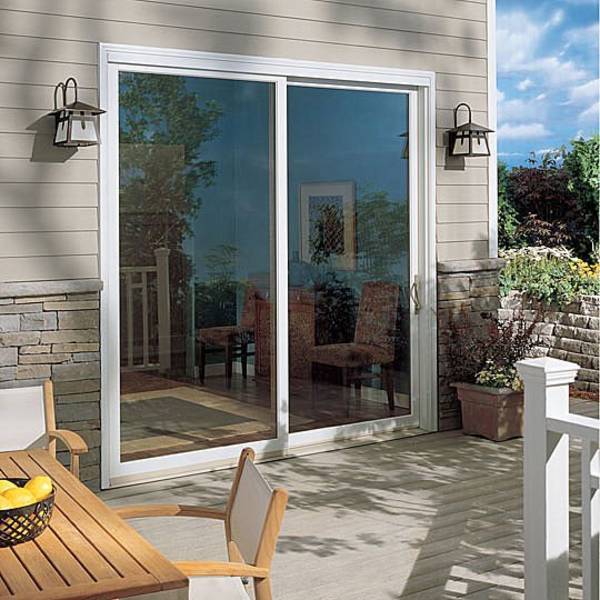 8 ft NEW VINYL PATIO SLIDING DOORS CHEAP IN STOCK