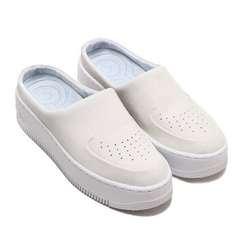 Nike Womens Air Force 1 Lover XX Slip-On Mule Shoes Ivory