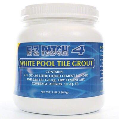 E-Z PRODUCTS E-Z Patch 4 White Pool Tile Grout Repair