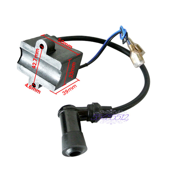 CDI Ignition Coil & Spark Plug for 49cc 60cc 66cc 80cc Engine Motorized Bicycle