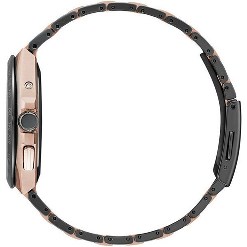 Pre-owned Citizen Cb0215-77e [attesa Act Line Eco Drive Black Pink-gold]japan Domestic