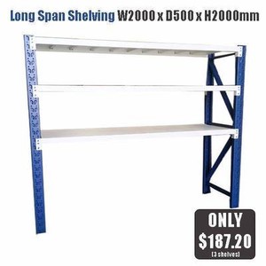 Long Span Steel Shelving Garage Shed Storage from Bibra Lake Cockburn 