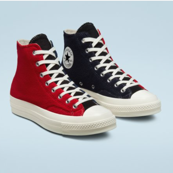 

Кроссовки Converse Renew Chuck 70 Upcycled Fleece - 172267C Expeditedship, Black / red, Converse Chuck 70 Upcycled Fleece
