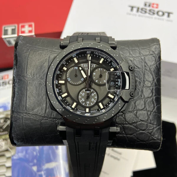 Pre-owned Tissot T-race T115.417.37.061.03 Sport Chronograph Men's Watch