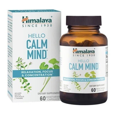 Himalaya Herbals Hello Calm Mind, 60 растительных капсул