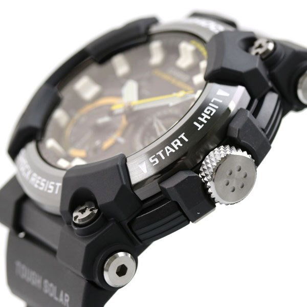 Pre-owned Casio G-shock Frogman Gwf-a1000-1ajf Bluetooth Radio Solar Watch Carbon Case