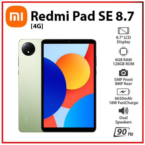 Redmi Pad SE ミントグリーン 6GB 128GB Xiaomi Redmi Pad SE(6GB+128GB)ミントグリーン（VHU4503J）| au