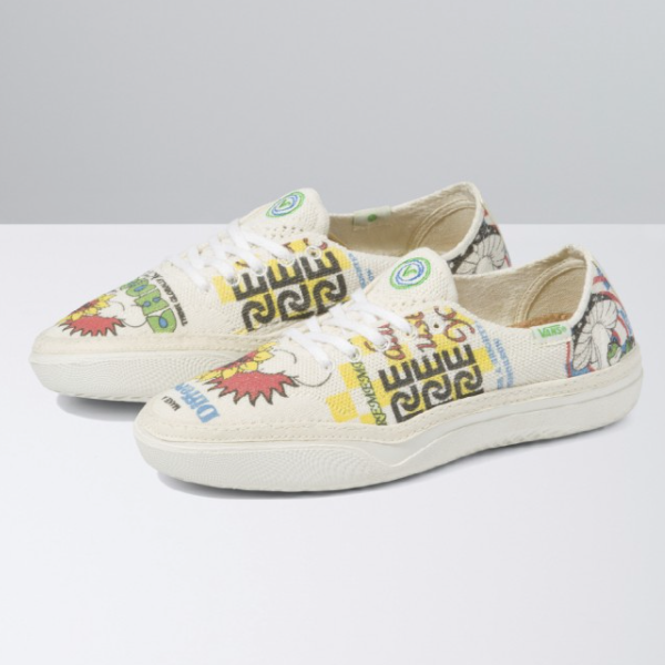 

Кроссовки Vans Eco Theory Circle Vee Eco Positivity - VN0A4BWLARG, Cream white, Vans Eco Theory Circle Vee