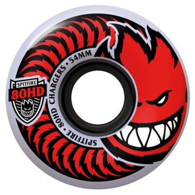 Spitfire 80HD Chargers 54mm Skateboard Wheels Set Clear