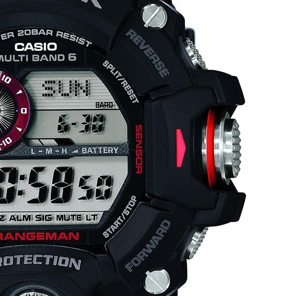 Pre-owned G-shock Casio  Gw-9400j-1jf Master Of Rangeman Triple Sensor Ver.3