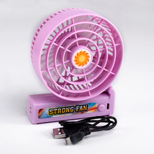 Ventilatore Mini Portatile Ricaricabile Da Viaggio 180° Ufficio Auto Casa hsb