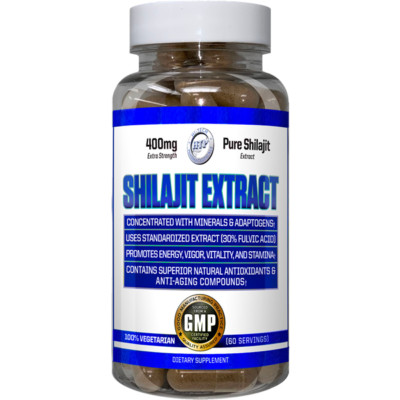 Hi Tech Pharma Shilajit Extract 400mg 60 servings - Energy, Stamina, Vigor, NEW