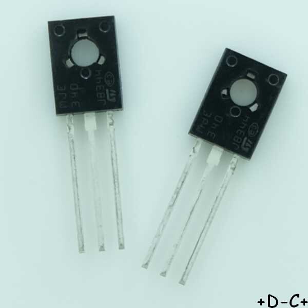 Mje340 Transistor Npn 300v 500ma To-126 Stm (Lot De 2)