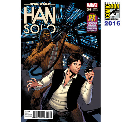 SDCC Comic Con 2016 Exclusive Star Wars Han Solo #1 Lupacchino Variant LTD 7500
