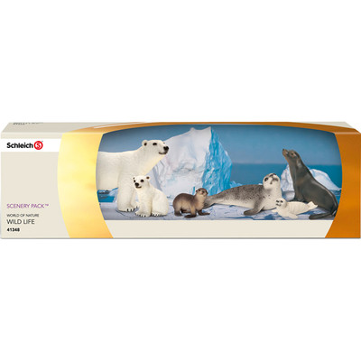 シュライヒ Schleich SCENERY PACK WILD LIFE Amazon.com: Schleich Wild Life - 4 PC Safari Animals