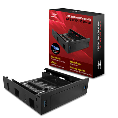 Vantec USB 3.0 Front Panel with 5.25'' HDD/SSD Bracket