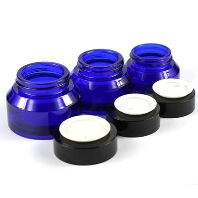 15g 30g 50g Glass Cream Container Cosmetic Jar Eyeshadow Makeup Pots Bottles