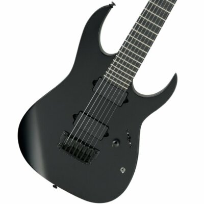 IBANEZ RGシリーズ ブラックエレキギター Ibanez Electric Guitar Iron Label Series RGIXL7-BKF Black
