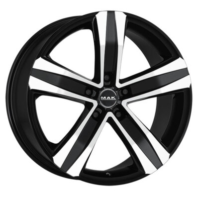 ALLOY WHEEL MAK STONE 5 FOR RENAULT ESPACE 7.5X18 5X114,3 BLACK MIRROR 5OX