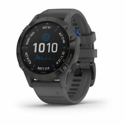 Reloj Senderismo garmin Fenix 6 Pro Solar Edition Black 47MM