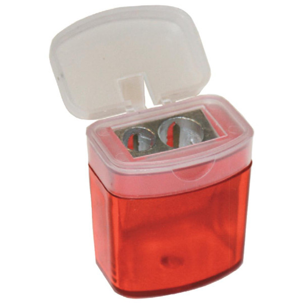 Termperamatite Tempera Matite Con Serbatoio Trasparente 2 Fori Scuola Uffici dfh