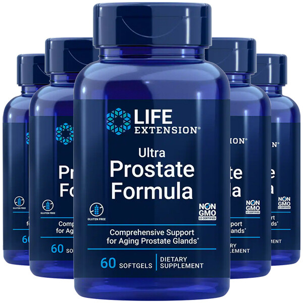 Life Extension Ultra Natural Prostate 5X60 гелей Pygeum/бета-ситостерол/фосфол