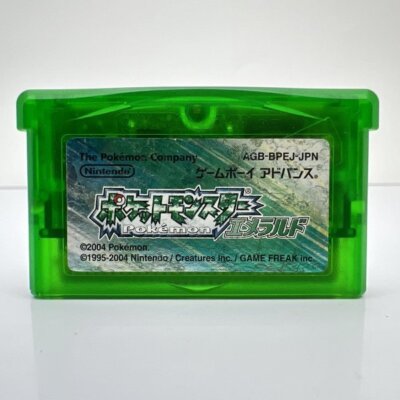 Pokemon Emerald Version Gameboy Advance Japan Japanese game GBA Cartridge only