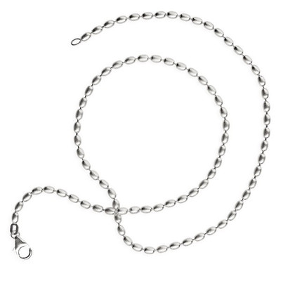 Kette Olive Drachenfels Design D KO 50 AG  Länge 45 cm Halskette Silber