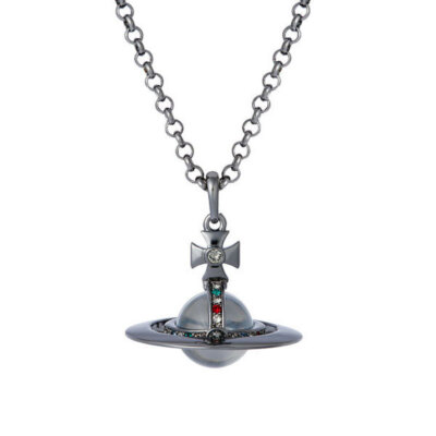 Vivienne Westwood ブラックネックレス ヴィヴィアンウエストウッド ネックレス（ブラック）】人気