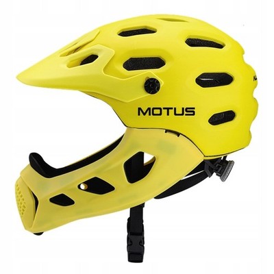 MOTUS MTB Fullface-Helm M/L (57–61 cm) Kinnschutzhelm mit abnehmbarem Kinnbügel