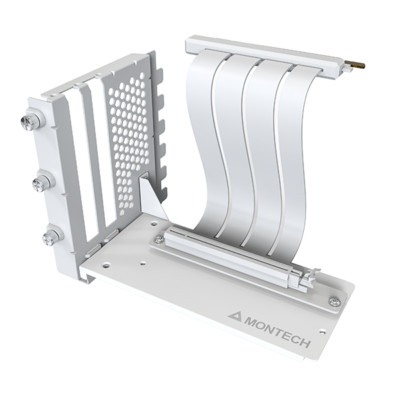 MONTECH VGM 2 VGM2W Vertical GPU Mounting Kit White