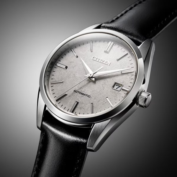 Pre-owned Citizen Collection Nb1060-04a Men's Wrist Watch Silver Leaf Lacquer Dial Model N