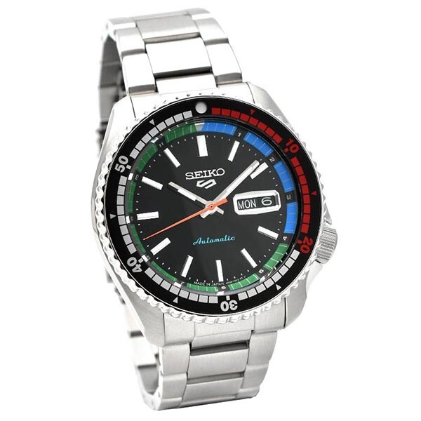 Pre-owned Seiko 5 Sports Sbsa221 Retro Color Limited Automatic Mechanical Diver Watch
