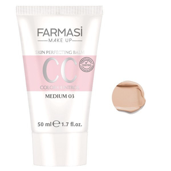 Farmasi CC Color Control Cream Foundation Cream 1.7 fl oz | 03 MEDIUM