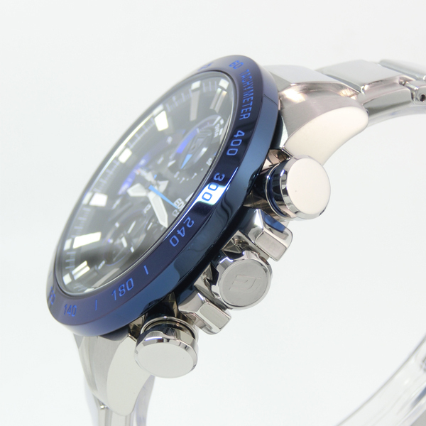 Pre-owned Casio Edifice Eqb-800db-1ajf Bluetooth Sport Solar Men Watch Eqb-800db-1a