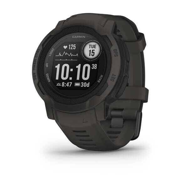 GARMIN Instinct ブラック Garmin Instinct 2 Rugged GPS Multisport Watch in Graphite