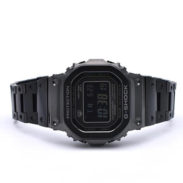 Pre-owned G-shock Casio  Gmw-b5000gd-1jf Black Solar Watch Bluetooth With Box Fast Ship