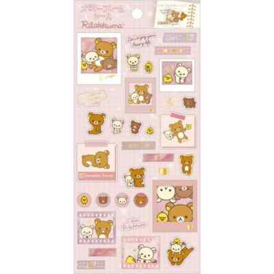 San-X Rilakkuma Stickers Memory Frame, Glitter, Hologram & More Japan