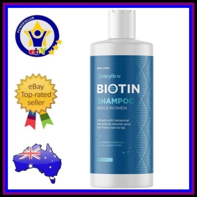 HAIR LOSS BIOTIN SHAMPOO Thinning Hair Growth Biotin Argan Jojoba Tea Tree DHT