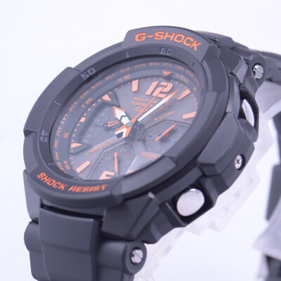 Pre-owned Casio International Warranty Gw-3000b-1ajf G-shock Sky Cockpit Multiband6 Men's Watch